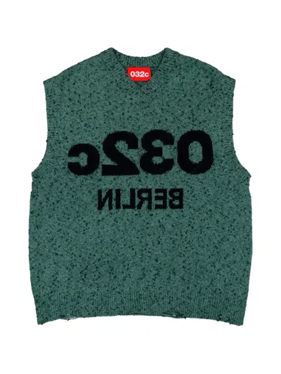 032c Logo-detail Vest In Green