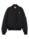 032c Logo-embroidered Bomber Jacket In Black