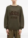 032c Logo-embroidered Long-sleeves Sweater In Multi