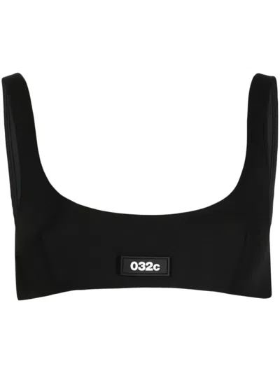 032c Cut-out Top In Black