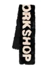 032c Logo-print Scarf In Black