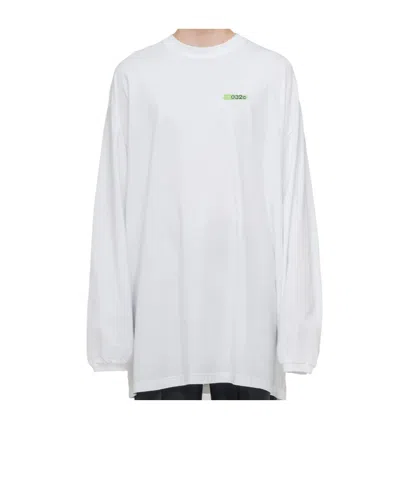 032c Long-sleeved T-shirt In White