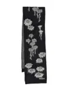 032c Melting Daisies Scarf In Black
