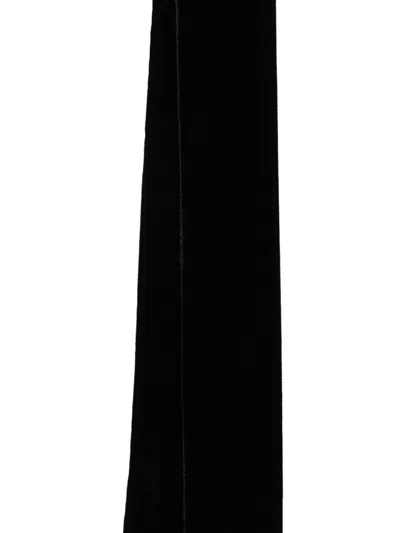 032c Men's Silk Blend Scarf In Black
