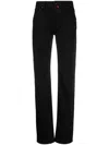 032c Mid-rise Straight-leg Jeans In Schwarz