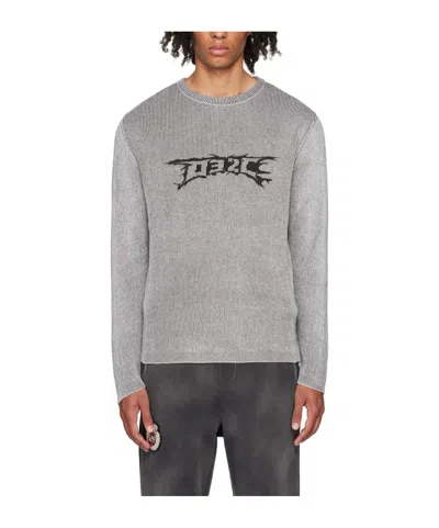 032c Nerve Shatter Sweater In Gray