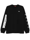 032c Black Nerve Shatter Long Sleeve T-shirt In Black
