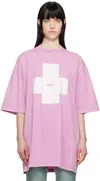 032c Pink Point Zero Oversized T-shirt In Faded Pink