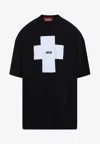 032c Point Zero Oversized T-shirt In Black