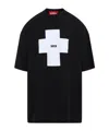 032c Point Zero Oversized T-shirt In Black