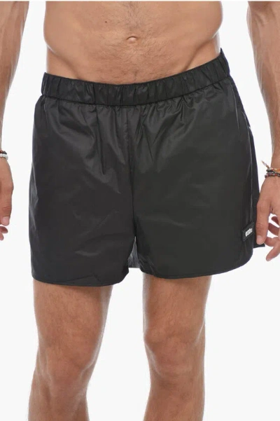 032c Solid Color Swim Shorts With 3 Pockets
