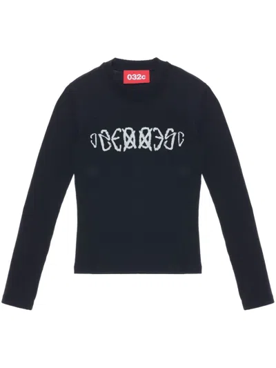 032c Sos T-shirt In 黑色