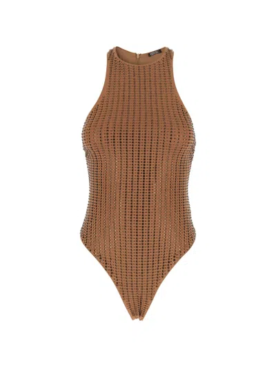 032c Venuja One-piece Swimsuit In Camel