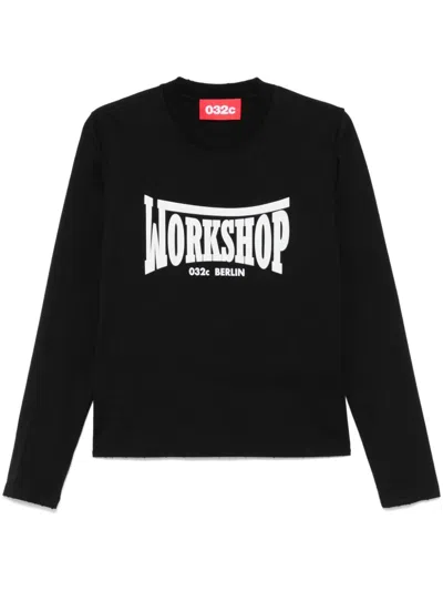 032c Victor T-shirt In Black