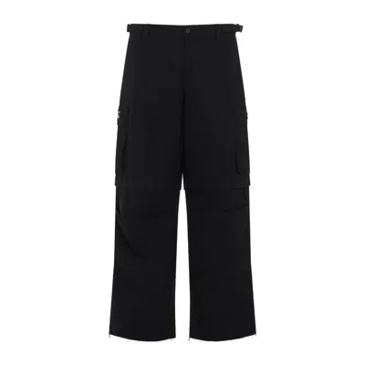 032c Black Intermission Cargo Cotton Pants