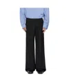032c Wide-leg Trousers In Black