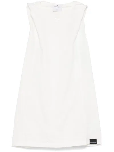 032c Women's Courreges Top In White