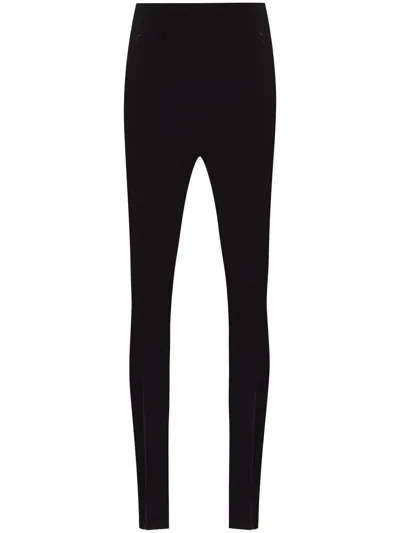 032c Women's Front Zip Leggings In Black