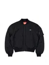 032c Zip-up Bomber Jacket In Black