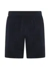 04651 / A Trip In A Bag Elasticated Shorts In Blue