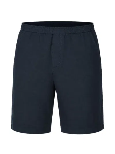 04651 / A Trip In A Bag Elasticated-waistband Shorts In Blue