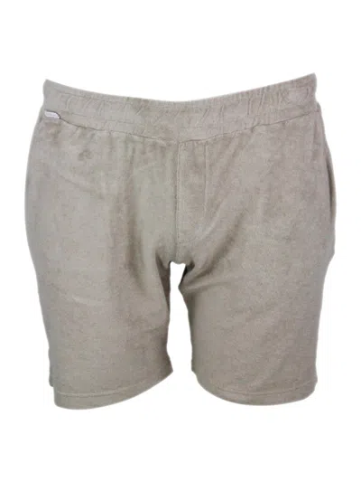 04651 / A Trip In A Bag 04651/ A Trip In A Bag Shorts In Beige