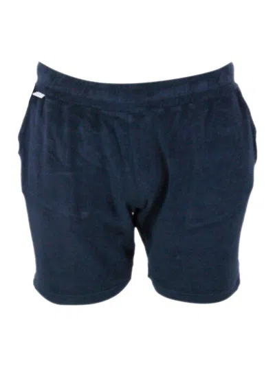 04651 / A Trip In A Bag 04651/ A Trip In A Bag Shorts In Blue