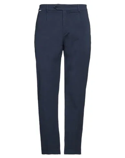 04651/a Trip In A Bag Man Pants Navy Size Xl Cotton, Elastane In Blue
