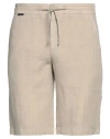 04651/a Trip In A Bag Man Shorts & Bermuda Shorts Beige Size Xl Linen