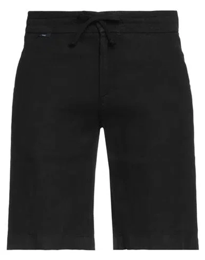 04651/a Trip In A Bag Man Shorts & Bermuda Shorts Black Size Xl Linen