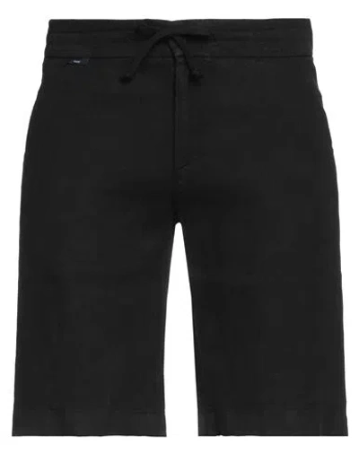 04651/a Trip In A Bag Man Shorts & Bermuda Shorts Black Size Xl Linen In Black