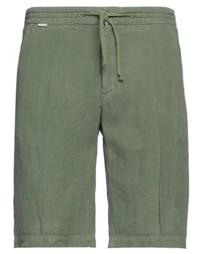 04651/a Trip In A Bag Man Shorts & Bermuda Shorts Military Green Size M Linen