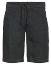 04651/a Trip In A Bag Man Shorts & Bermuda Shorts Charcoal Size M Linen In Grey