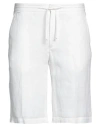 04651/a Trip In A Bag Man Shorts & Bermuda Shorts White Size Xxl Cotton, Elastane