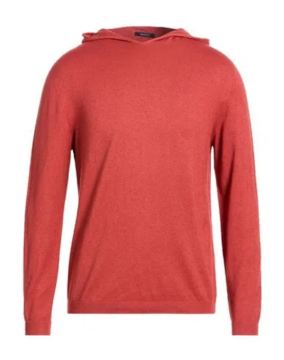 04651/a Trip In A Bag Man Sweater Brick Size Xl Cotton, Bamboo, Cashmere In Red