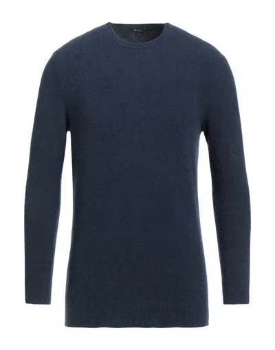 04651/a Trip In A Bag Man Sweater Navy Size Xxl Cotton, Nylon, Elastane In Navy Blue