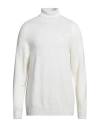 04651/a Trip In A Bag Man Turtleneck Ivory Size Xxl Virgin Wool In White