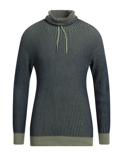 04651/a Trip In A Bag Man Turtleneck Military Green Size Xxl Cotton