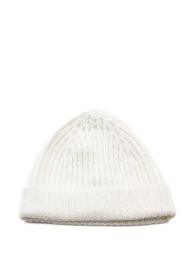 04651/trip In A Bag Ribbed Beanie Hat In White