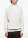 04651/trip In A Bag Ribbed Mock-neck Sweater In White