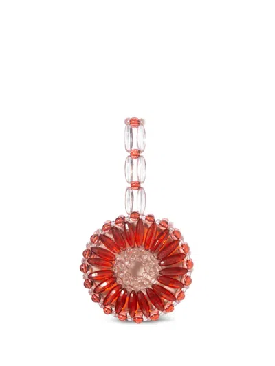 0711 Arya Beaded Mini Bag In Red
