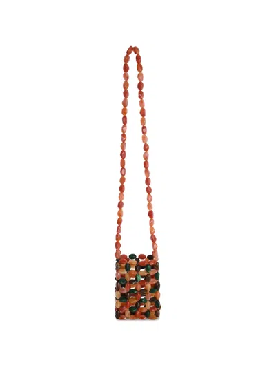 0711 Gina Beaded Mini Bag In Multi