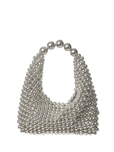 0711 Mini Jodie Tote Bag In Silver
