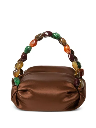 0711 Nino Tote Bag In Brown