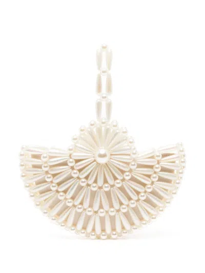 0711 Selene Clutch Bag In White