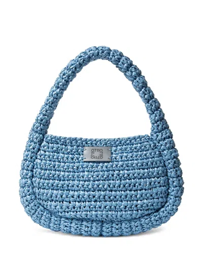 0711 Small Ibiza Tote Bag In Blue