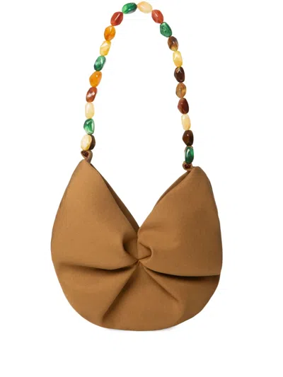 0711 Small Rosh Tote Bag In Brown