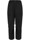 0711 Straight-leg Cargo Trousers In Schwarz