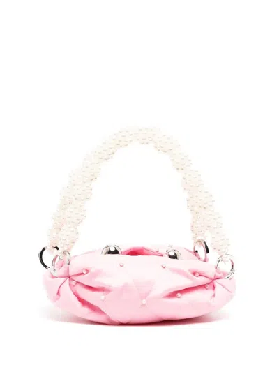 0711 Tiny Nino Tote Bag In White