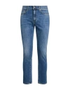 0/zero Construction Man Jeans Blue Size 31 Cotton, Elastane In Blue